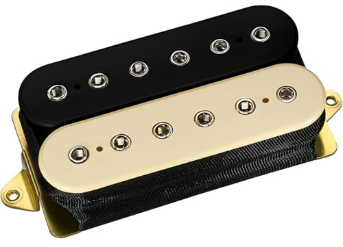 DiMarzio DP 100FBC Super Distortion Humbucker elgitarr tonborttagare, svart/kräm