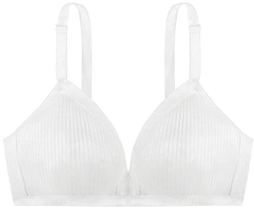 Dorina Damen Bügelloser Soft-BH Tiffany D1285A, Einfarbig, Gr. 80B, Weiß (Weiß (White A00) A00)