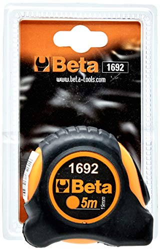 Beta 1692/5 - Cintas métricas carcasa bimaterial en ABS antichoque cinta de acero clase de precisión II