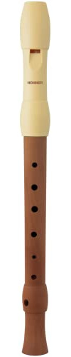 Hohner C-Soprano 3-Parts Wooden Body Plastic Head Ivory German Recorder SC C - B95830