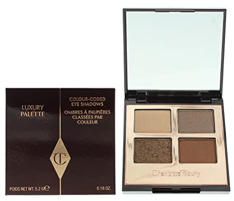 CHARLOTTE TILBURY Luxus Lidschatten-Palette Golden Goddess, Augenschatten-Palette, Pulver, Voll, Natürlich, Hydratisierend