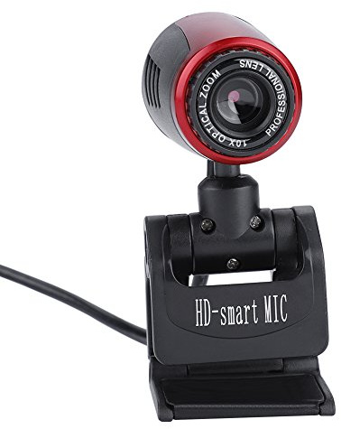 VBESTLIFE USB 16MP HD video chattkamera för PC/laptop, Webcom 360 ° roterande autofokus kompatibel med 2000/XP / / Vista 32bit