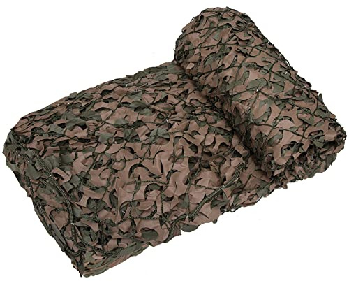 CamoSystems Premium Series Military Spec with Mesh Netting Attached, 5' x 19' (Side Cover), Green/Brown