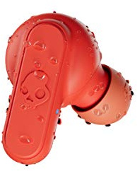 Skullcandy Dime In-Ear Wireless Earbuds, 12 Hr Battery, Microphone, Works with iPhone Android and Bluetooth Devices - Red