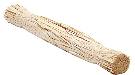 La Cordeline Raphia Naturel, Gaine Brins Coupés Liens 40 cm ± 600 Liens 200gr, Naturelle