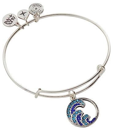 Alex and Ani Wave Charm Bangle
