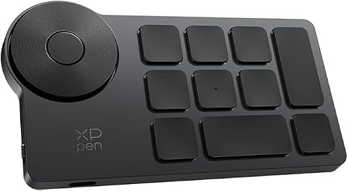 XP-PEN XPPen ACK05 Shortcut-tangentbord fjärrkontroll för grafisk bricka och grafisk display | 127,55 x 70,49 mm, lämplig för Artist Pro 14/16 Gen2, Deco Pro Gen2 MW LW XLW, Magic Drawing Pad