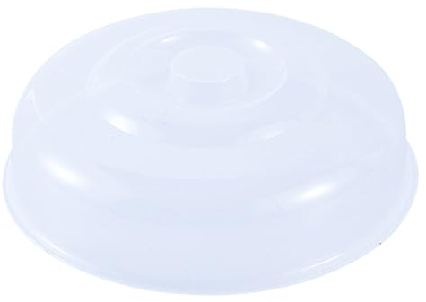 Couvercle d'éclaboussures micro-ondes, couvercle à micro-ondes rond de 8 '' Couvercle alimentaire micro-ondes avec des évents de vapeur couvercle de garde d'éclaboussures micro-ondes sans BPA avec