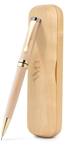 Wordsworth & Black Stiftpenna 0,7mm, Lönnträ | Stiftpenna av Bambu, 0,7mm, Lönnträ, Elegant Presentetui