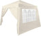 CASARIA® Pavillon Pop-Up 3x3m inkl. 2X Seitenteile Farbauswahl UV-Schutz 50+ inkl. Tasche wasserdicht faltbar Faltpavillon Zelt Festival Capri Beige