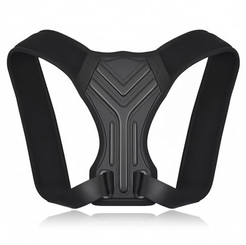 Beba kako Correcteur de posture réglable pour homme et femme - Soutien dorsal pour posture, respirant et ergonomique - Support d'épaule et de dos invisible sous les vêtements