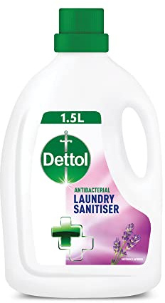 Dettol Antibacterial Laundry Cleanser, Lavender, Dermatologically Tested, 1.5 Litre (Packaging may vary)