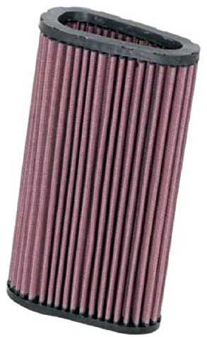 K&N HA-5907 Motorrad Tauschluftfilter, Rot