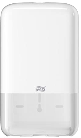 Tork 556000 Dispensador de papel higiénico plegado Elevation / Compatible con el sistema T3 / Blanco