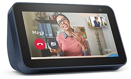 Echo Show 5 (2. Generation, 2021) | Smart Display mit Alexa und 2-MP-Kamera | Blau