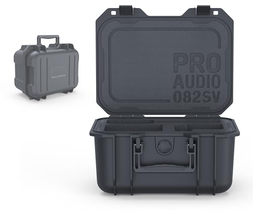 Moë & Mirakime Funda protectora para micrófono Sennheiser AMBEO VR y muchos otros accesorios, Negro , Funda de protección profesional