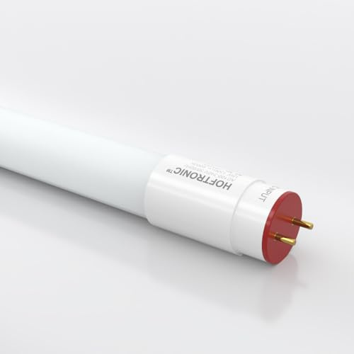 HOFTRONIC - Tubo LED T8 G13 120 cm - 18 Watt 3150 lumen (175 lm/W) - Super efficace - 6000 K bianco freddo - Sostituisce il tubo fluorescente 105 W (105 W/860) - Senza sfarfallio - Tubo Neon