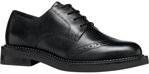 Geox Damen D SERILDA Oxford, Black, 42 EU