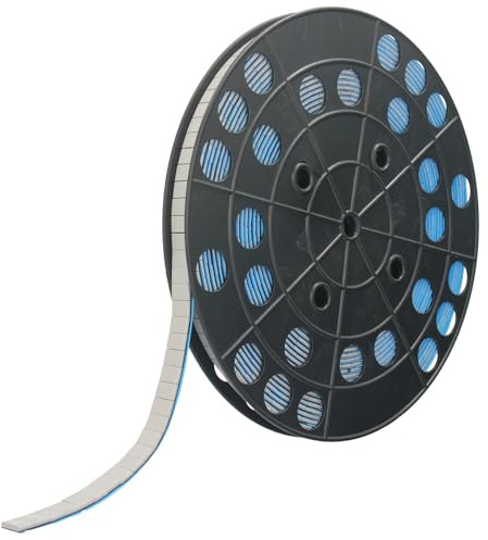 GEPCO - Poids adhésifs - Poids d'équilibrage - 6 kg - 1200 x 5 g - FE - En acier galvanisé - Revêtement plastique - Avec bord de déchirure - Protection contre la corrosion - Ruban adhésif