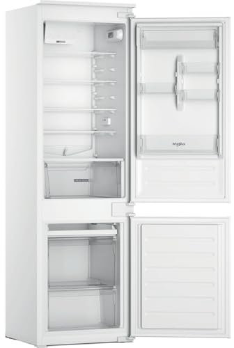 Whirlpool WHC18D011A2- Frigorifero da Incasso con Congelatore a 3 Cassetti, 5 Ripiani in Vetro, Regolazione Temperatura Automatica, Silenzioso - Elettrodomestici Cucina, Classe D, 54Lx177Hx54,5P