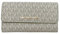 Michael Kors Jet Set Travel Large Trifold Leather Wallet