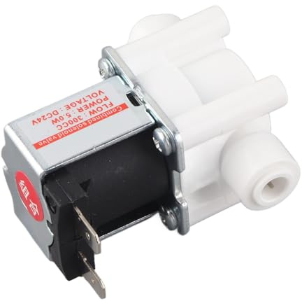 24 Ventilmagnet, Elektrisk Avloppsventil 300cc Spillvattenmagnetventil 24V Normalt Stängd Typ för Vattenrenare