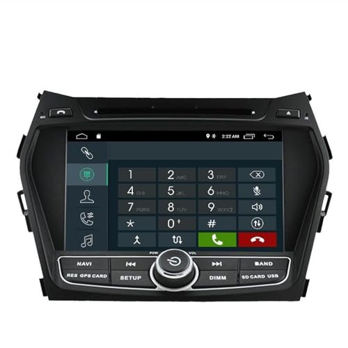 Vuzmode DSP Carplay Android 11 Reproductor de DVD for Coche, for Hyundai, IX45 Santa FE 2012-2014 Radio de Coche navegador GPS estéreo Multimedia WiFi Audio Sistema Multimedia para vehículos