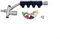 Pressure Washer Lance Extension Wand, 1/4'' Gutter Cleaner Attachment With Jet Nozzle For Car Washing, Roofs, Gutters(A)