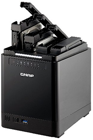 QNAP TS-453mini-8G - Sistema NAS 4-Bay, processore Intel Celeron