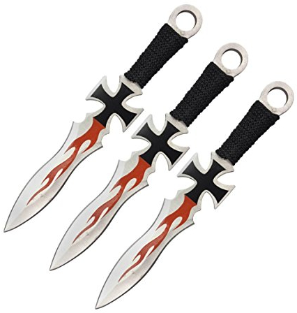 Joh.Vogler GmbH Wurfmesser eisernes Kreuz im 3er-Set