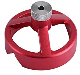 Kit de posicionamiento 6/7/8/9/10mm Centrado Herramienta para trabajar la madera Guía de broca Juego de accesorios de perforación vertical(rojo)