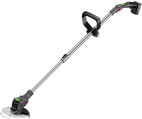 ZHYX Cortacéspedes y Tractores, cortacésped inalámbrico, cortadora de césped de batería de Litio Recargable, cortacésped,(10000mA) Battery*2+Charger*1