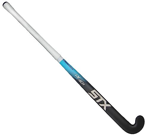 STX IX 401 Indoor-Feldhockeyschläger, 86,4 cm, Schwarz/Silber/Blaugrün