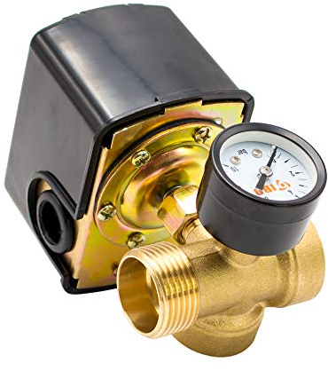 Hauswasserwerk Druckschalter SET 3 tlg. 1/4 IG Pumpensteuerung Druckwächter Wasserpumpen Brunnenpumpen Steuerschalter AMSK2-3