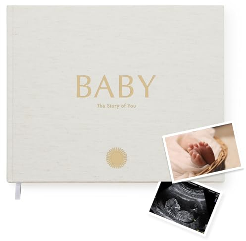 Your Edition Babytagebuch - Baby Erinnerungsbuch für werdende Mütter - Luxus Schwangerschaftsbuch - Planer Schwangerschaft Geschenk für Ersteltern mit Checkliste Fotobereich - Geschenkbox (Deutsch)