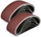 12Pcs Sanding Belts 75mmx533 mm, 80/120/150 Grit Abrasive Sander Belts Set for Stripping and Sanding Grinding Polishing
