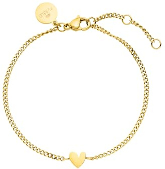 Purelei Tiny Heart Armband (Gold) – Filigranes Damen Armband – Aus langlebigem Edelstahl (14K vergoldet) – Verstellbare Länge 16-19 cm – Hawaiianisch inspiriert & wasserfest