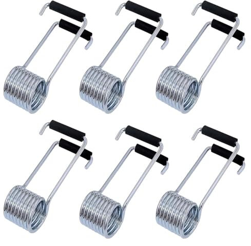 Universel à Ressort Papillon,6 Pièces Ferme-Porte à Charnière à Ressort,Fermetures Porte à Ressort,Fermeture Automatique,Avec Pare-chocs En Caoutchouc,Pour Charnières De Porte