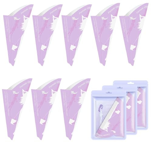 30 pezzi di orinella per donne usa e getta di carta pipì per donne all'aperto, campeggio, incinte dopo l'intervento chirurgico