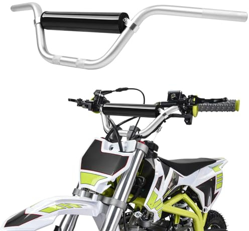 DREAMIZER Manillar de Pit Bike 7/8 pulgadas para motocicleta, universal, con almohadilla para barra transversal para YZF CRF RMZ KLX DRZ KXF EXC Motocross Enduro Quad ATV