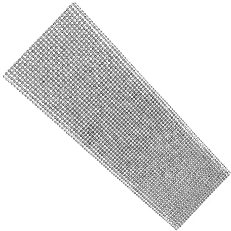 HOMOBABE Microfono Wireless Copertura Decorativa per Manicotto Strass Argento e Confortevole e Comoda Protezione Elegante Karaoke e Spettacoli Musicali