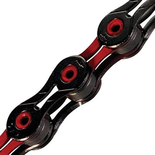 KMC DLC10 Series 10-Speed High-Performance Bicycle Chain, Red