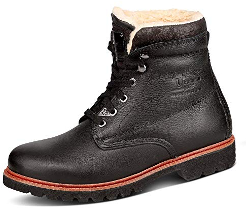 Panama Jack Panama 03 Aviator Herren Warm gefüttert Classics Kurzschaft Stiefel & Stiefeletten, Schwarz (Black), 43 EU