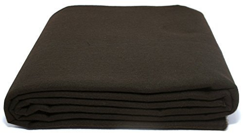 Anti-Tarnish Silver Cloth - Pre-Cut by The Yard - Brown (1 Yard by 58)