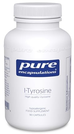 Pure Encapsulations L-Tyrosine 500mg - Amino Acid Supplement - 90 Vegetarian Capsules