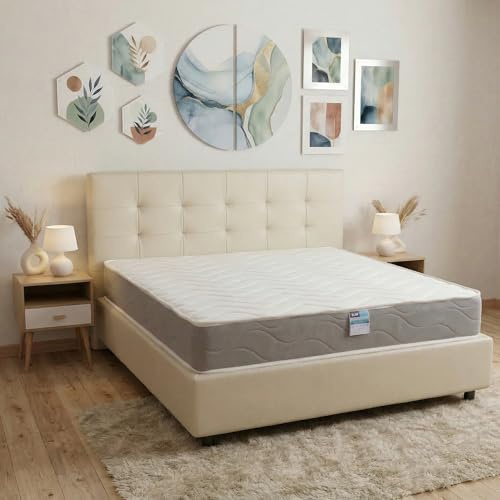 Materassimemory.eu - Materasso Molle insacchettate indipendenti Spring Basic Matrimoniale Mis. 165x190 Alto 22cm Anatomico, Ipoallergenico, Spedito Sottovuoto Arrotolato, 100% Made in Italy