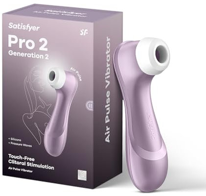 Satisfyer Pro 2 Vibratore per Donna Professionale | Stimolazione Clitoridea silenziosa e potente con Tecnologia Liquid-Air | Vibratore con Vibrazione e Push | Sex Toys