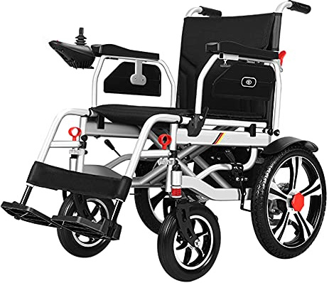 Sedie a rotelle elettriche, Sedie a rotelle leggere pieghevoli, sedie a rotelle elettriche portatili, prodotti per la cura degli anziani e veicoli per disabili/Mostrato / 62x100x90cm