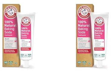 Arm & Hammer 100% Natural Baking Soda Gum Protection Toothpaste, 75ml (Pack of 2)