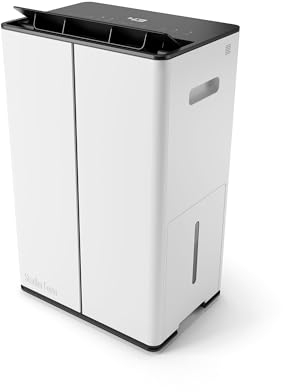 Stadler Form deshumidificador eléctrico Lukas, capacidad de deshumidificación de hasta 20 L/24 h, control Wi-Fi a través de la aplicación, modo de secado rápido de ropa, para habitaciones de hasta 70